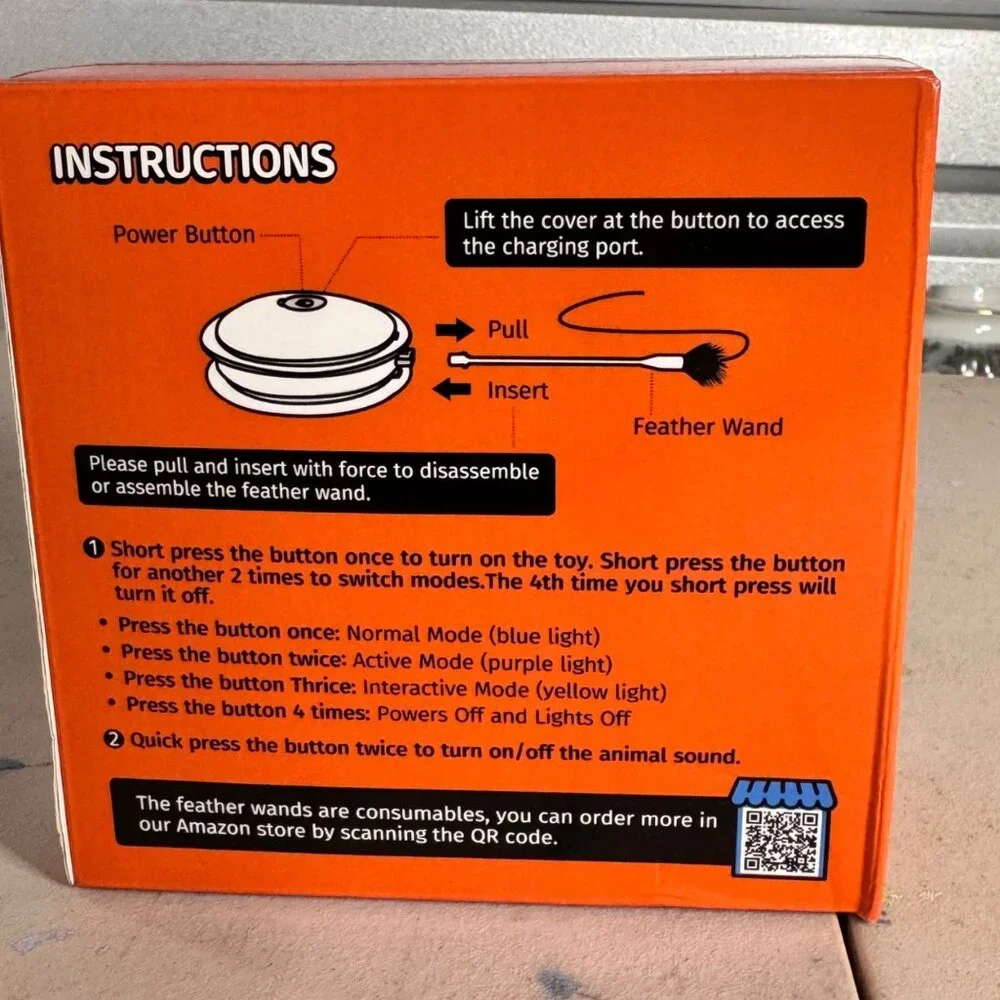 Electronic Hide And Seek Interactive Cat Toy w/ Built in Speaker